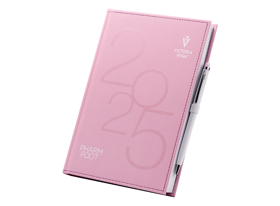 VICTORIA VYNN PLANNER BOOK KALENDARZ A5 2025 RÓŻOWY