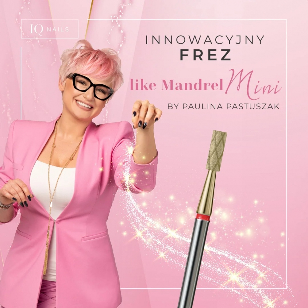 IQ NAILS INNOWACYJNY FREZ LIKE MANDREL MINI BY PAULINA PASTUSZAK – DELIKATNY WALEC