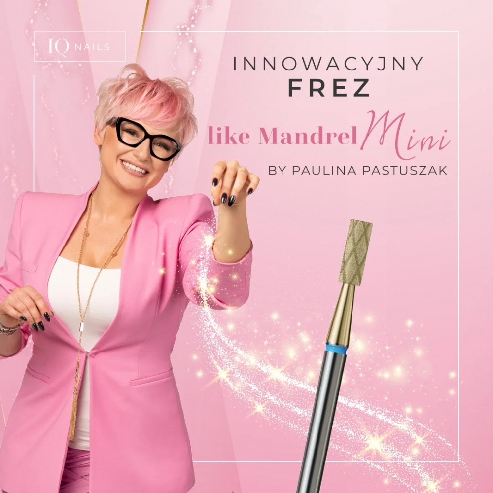 IQ NAILS INNOWACYJNY FREZ LIKE MANDREL MINI BY PAULINA PASTUSZAK – SZYBCIEJ ZBIERAJĄCY WALEC  INNOWACYJNY FREZ LIKE MANDREL MINI BY PAULINA PASTUSZAK – SZYBCIEJ ZBIERAJĄCY WALEC