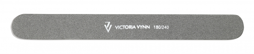 VICTORIA VYNN BLACK STRAIGHT NAIL FILE PILNIK PROSTY CZARNY 180/240