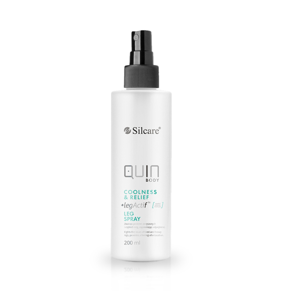 SILCARE QUIN BODY COOLNESS & RELIEF LEGS SPRAY SPRAY QUIN DO ZMĘCZONYCH NÓG