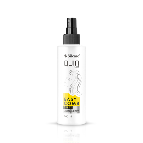 SILCARE QUIN HAIR EASY COMB FACILITATES COMBING SPRAY QUIN UŁATWIAJĄCY ROZCZESYWANIE WŁOSÓW