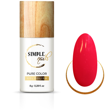 SIMPLE NAILS UV/LED GEL POLISH PURE COLOR LAKIER HYBRYDOWY RASPBERRY CLOUD 