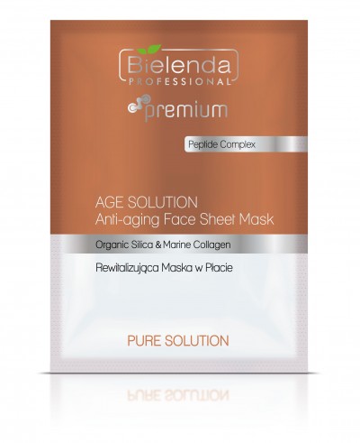 BIELENDA PURE SOLUTION FACE SHEET MASK REWITALIZUJĄCA MASKA W PŁACIE