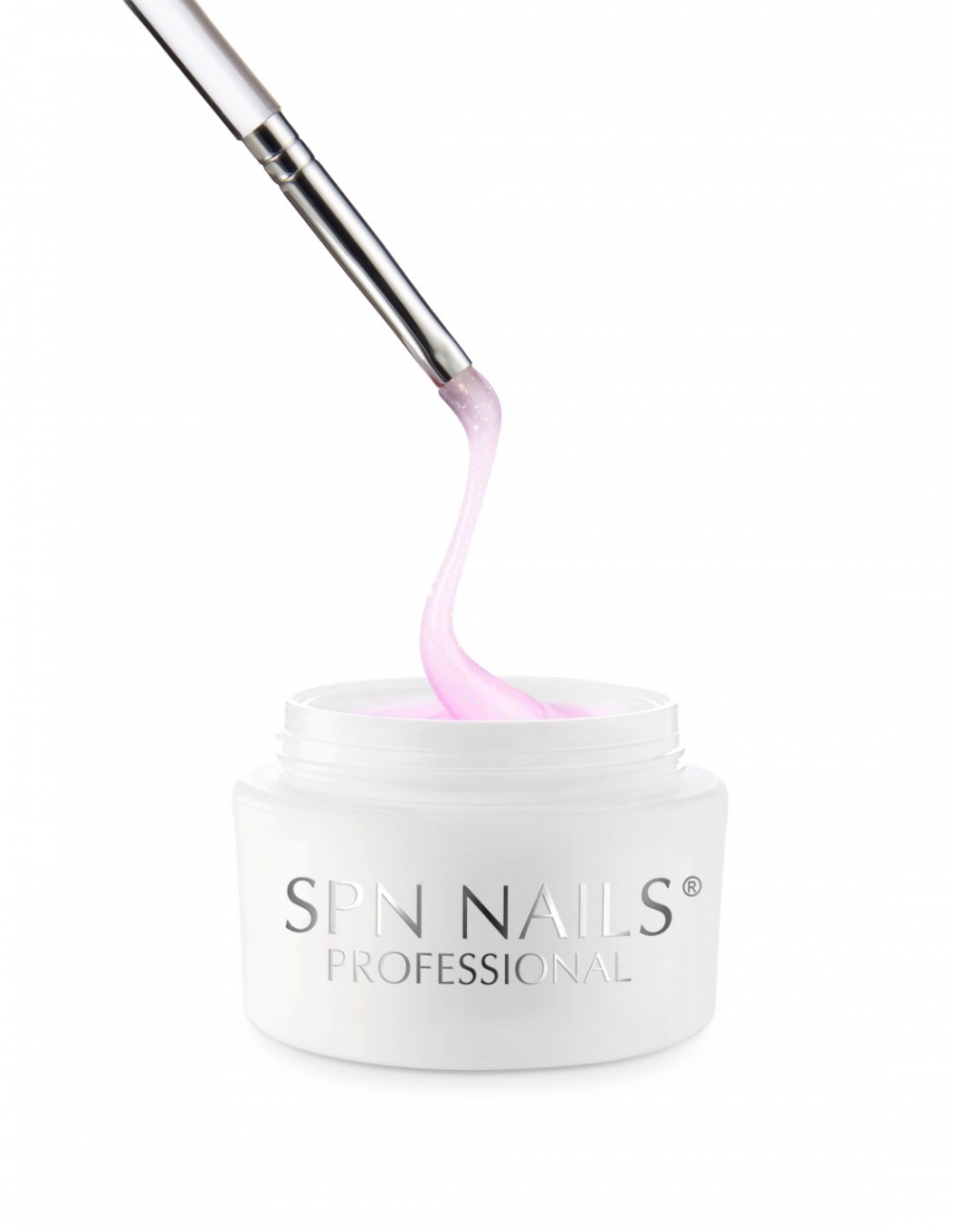 SPN NAILS ROSE ŻEL BUDUJĄCY SHINE GEL 15 g