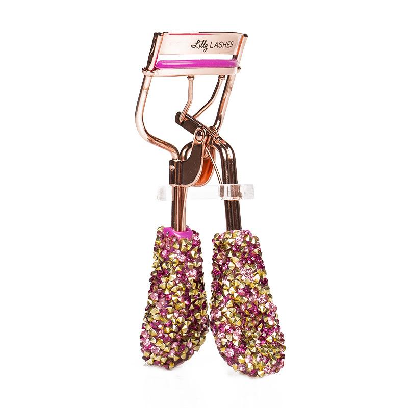 LILLY LASHES BLING ON THE GLAM EYELASH CURLER - HOT PINK ZALOTKA DO RZĘS