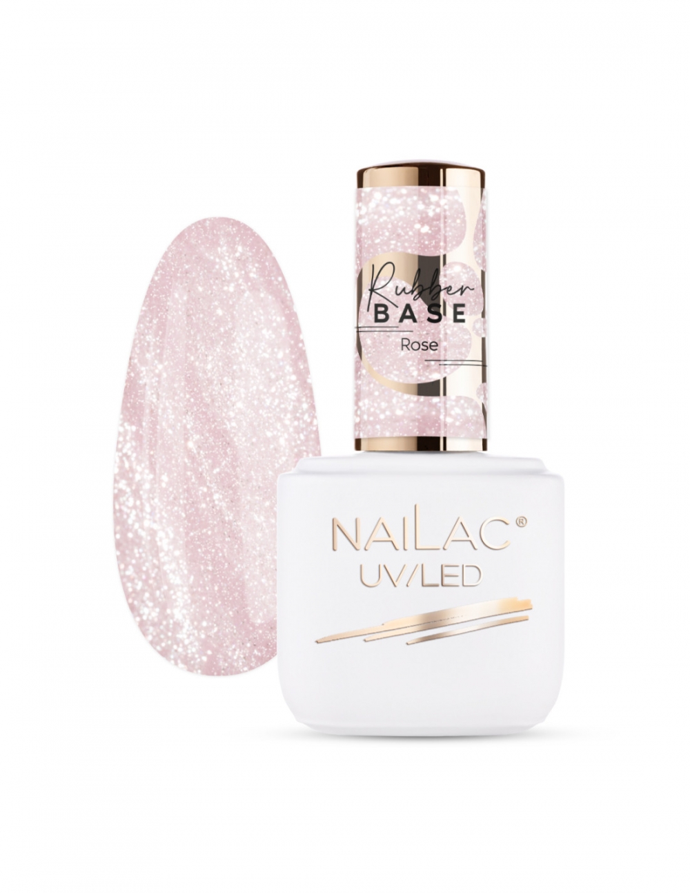 NAILAC BAZA KAUCZUKOWA ROSE 7ML