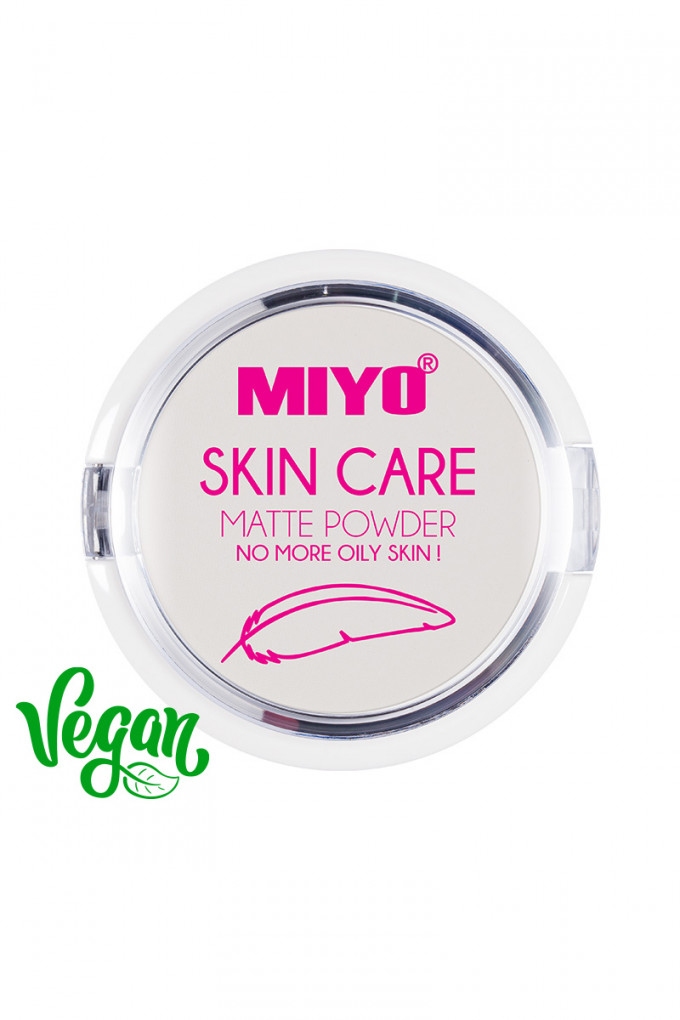 MIYO SKIN CARE MATTE PUDER RYŻOWY 