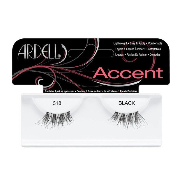 ARDELL LASHES ACCENTS 318 RZĘSY POŁÓWKI CZARNE