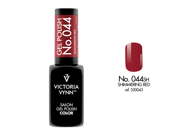  VICTORIA VYNN GEL POLISH LAKIER HYBRYDOWY 044 SHIMMERING RED 8ML SALE