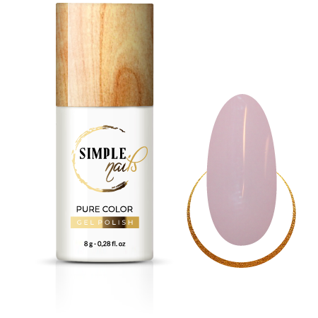 SIMPLE NAILS UV/LED GEL POLISH PURE COLOR LAKIER HYBRYDOWY SILKY NUDE 