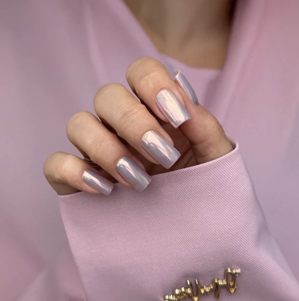 JULIA NESSA PYŁEK DO PAZNOKCI SILVER ROSE POWDER