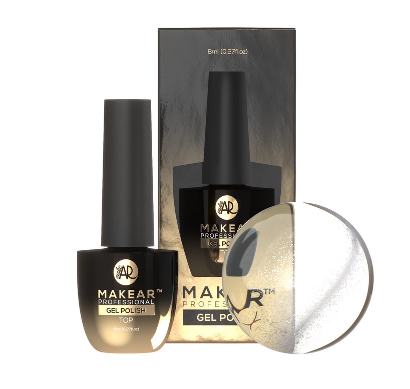 MAKEAR TOP CAT EYE SILVER UV LED 8ml