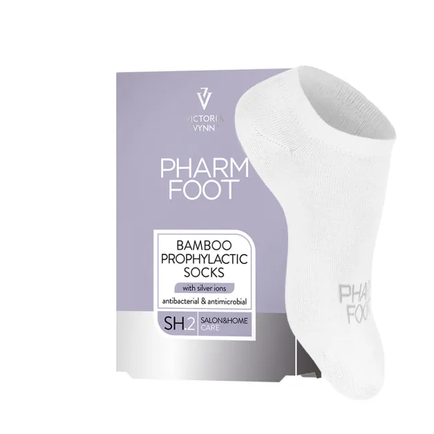 PHARM FOOT BAMBUSOWE SKARPETKI POZABIEGOWE Z JONAMI SREBRA ROZMIAR 35-40