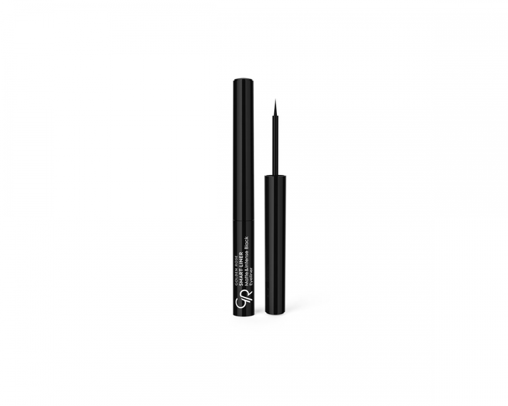 GOLDEN ROSE SMART LINER MATTE&INTENSE BLACK EYELINER EYELINER Z FILCOWĄ KOŃCÓWKĄ