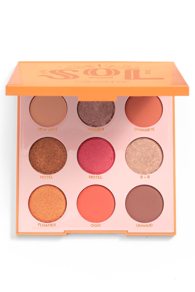 COLOURPOP PRESSED POWDER SHADOW PALETTE SOL PALETA 9 CIENI