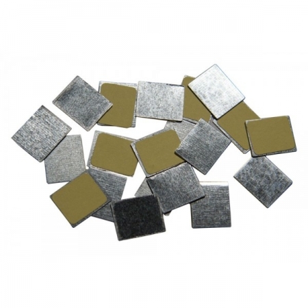 Z PALETTE SQUARE METAL STICKERS DUŻE KWADRATOWE MAGNETYCZNE NAKLEJKI DO NIEMETALOWYCH WKŁADÓW