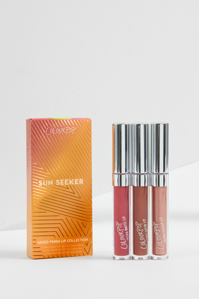 COLOURPOP MIXED FINISH LIP COLLECTION SUN SEEKER ZESTAW POMADEK DO UST