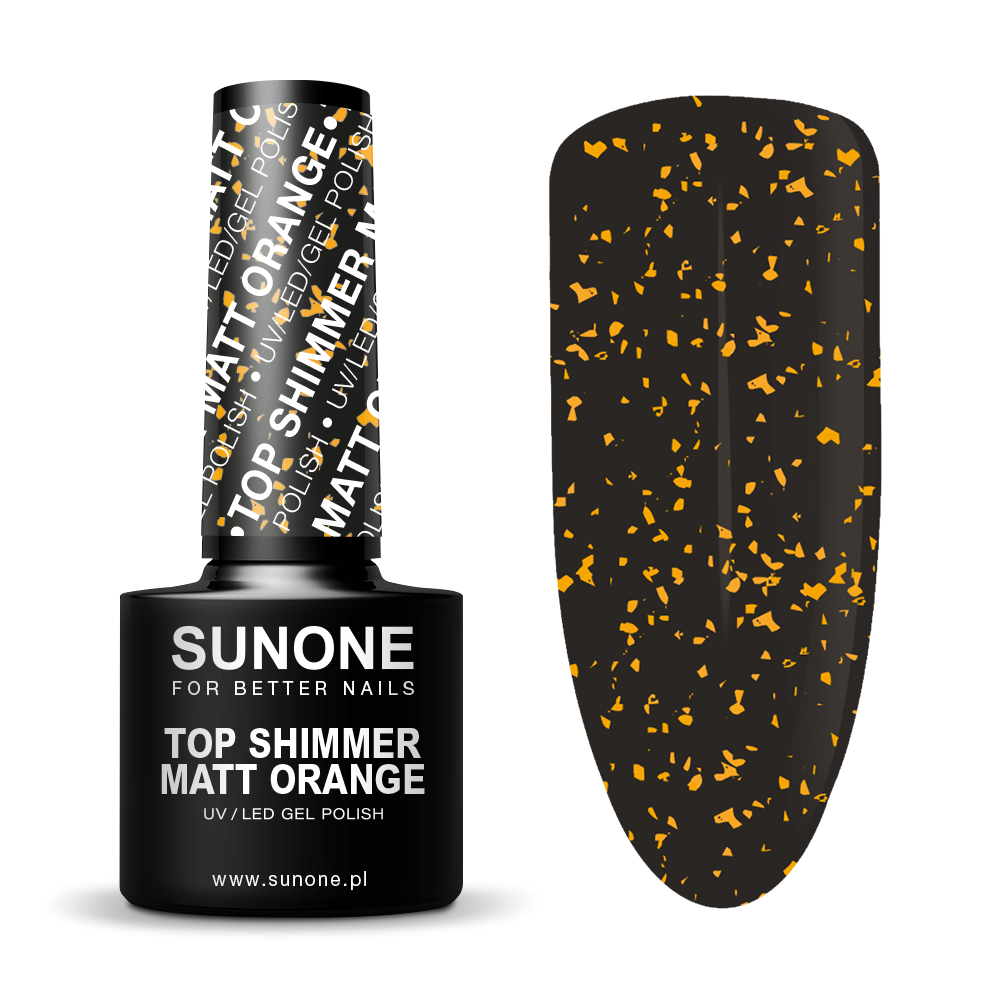 SUNONE TOP SHIMMER MATT ORANGE