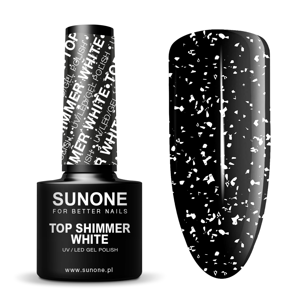 SUNONE TOP SHIMMER WHITE