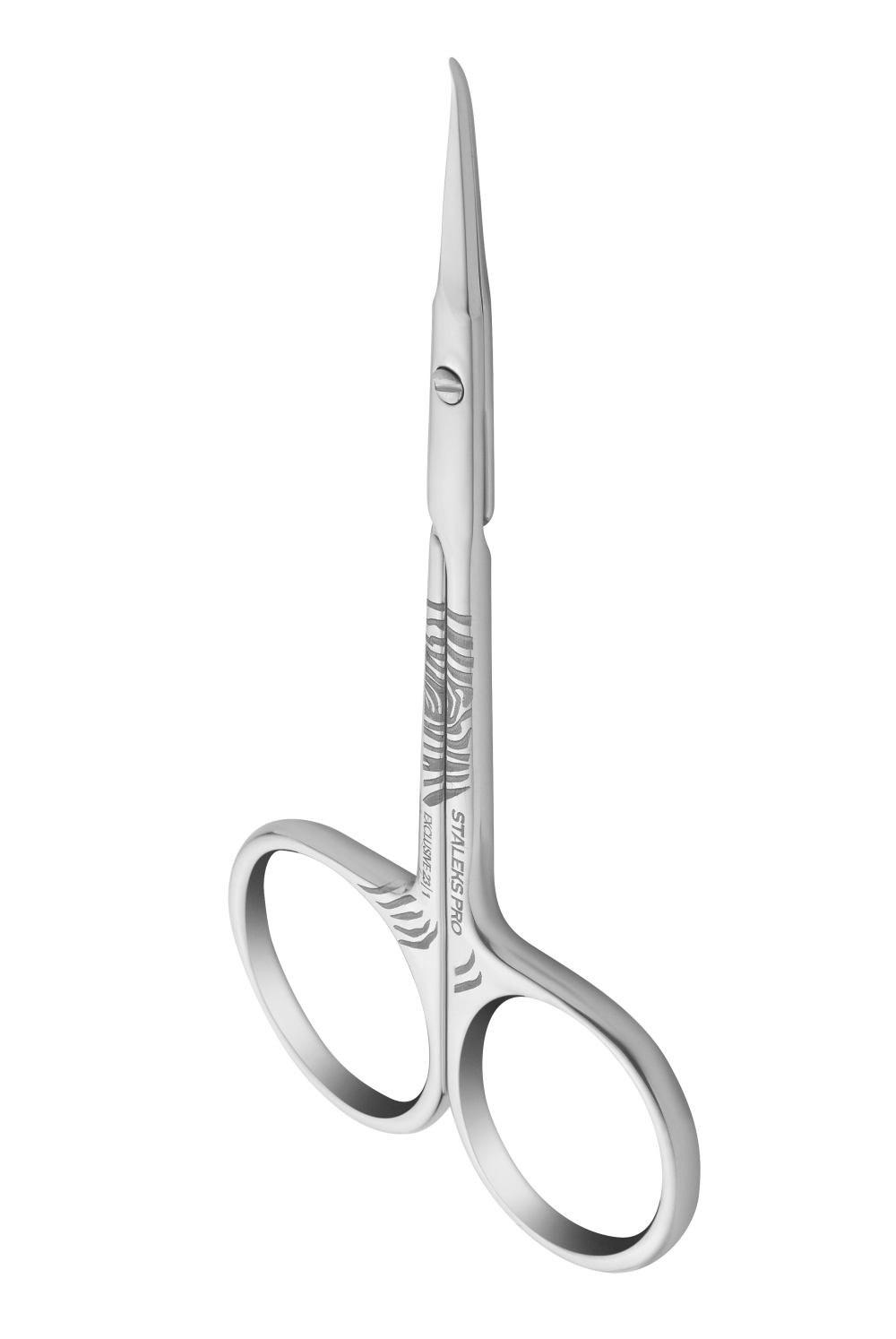 STALEKS PRO EXCLUSIVE CUTICLE SCISSORS SX-23/1 ZEBRA PROFESJONALNE NOŻYCZKI DO SKÓREK