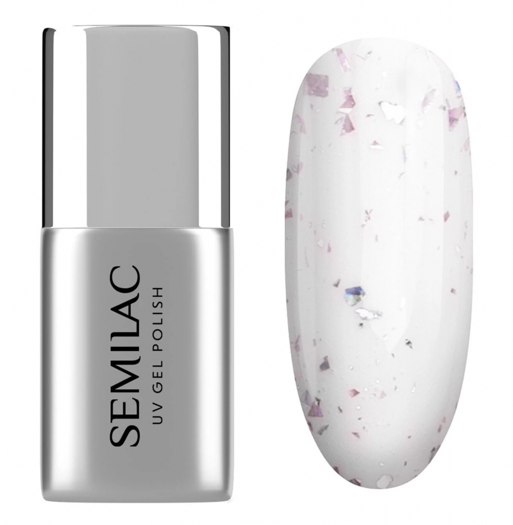 SEMILAC TOP COAT FLOWER FLAKES T22 - 7ml
