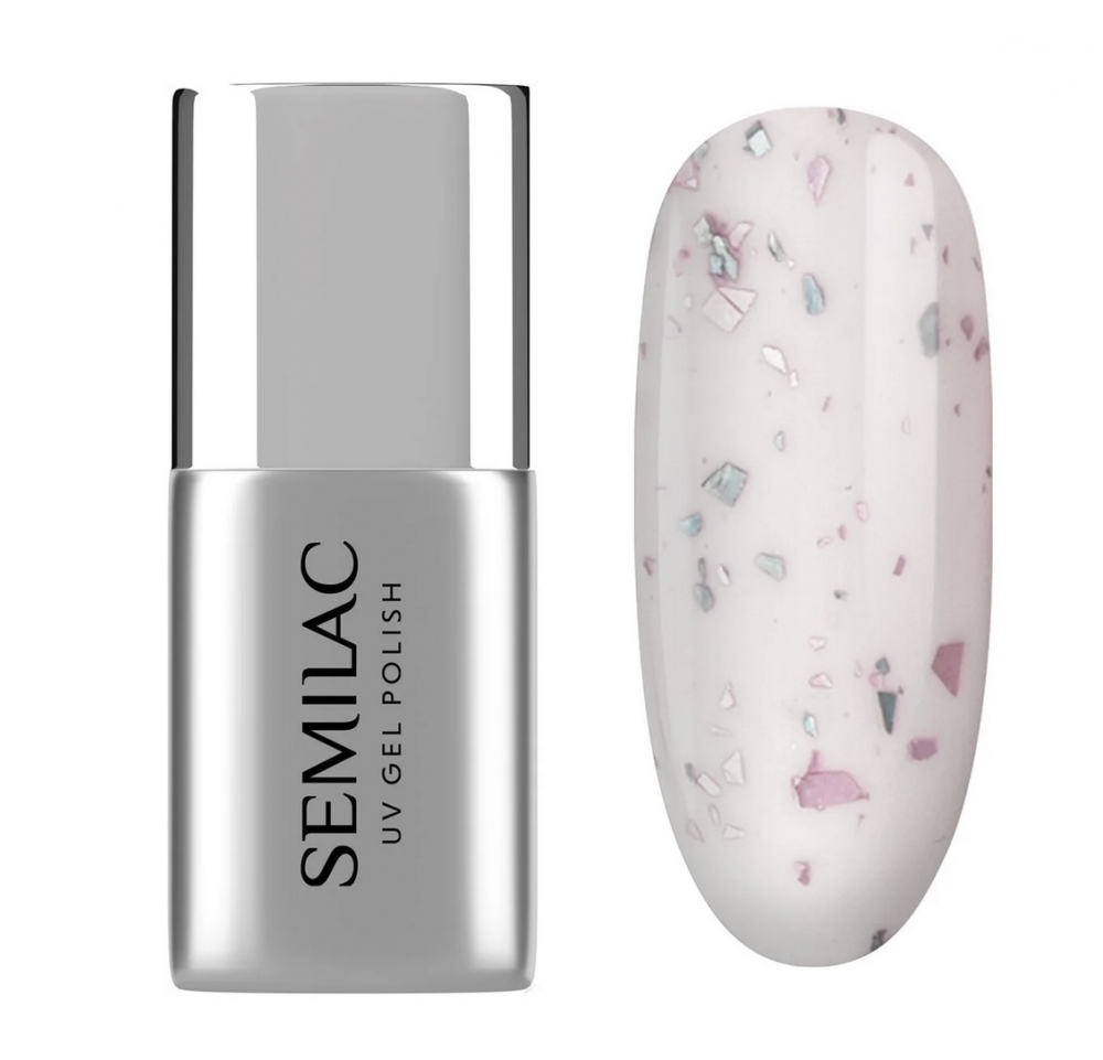 SEMILAC TOP COAT FLOWER FLAKES T23 - 7ml