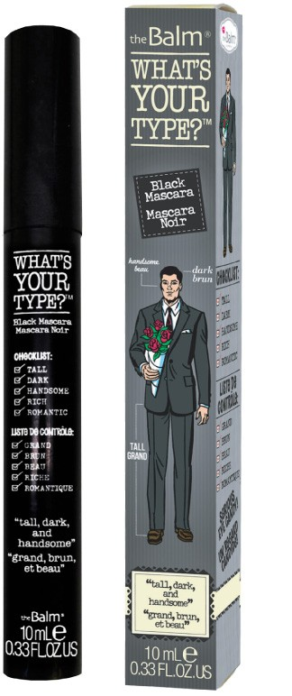 theBALM WHAT'S YOUR TYPE MASCARA TALL DARK HANDSOME LENGTHENING WYDŁUŻAJĄCY CZARNY TUSZ DO RZĘS