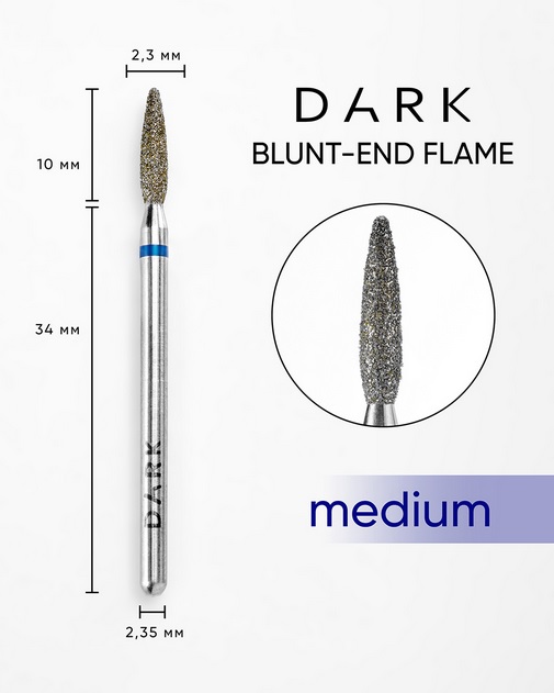 DARK BY RIOR FREZ TAPER LEZKA 2,3x10 NIEBIESKI
