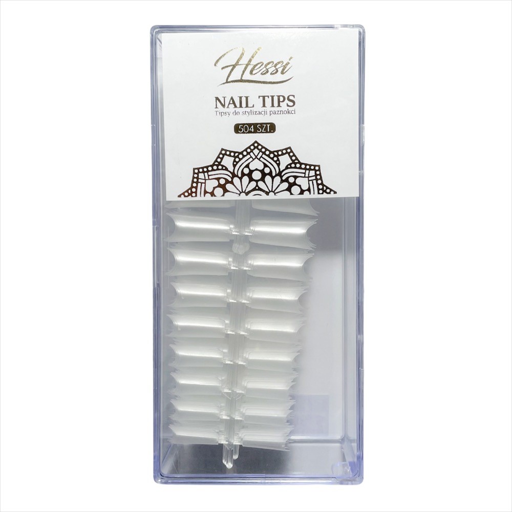 HESSI NAILS TIPSY CLEAR 504 SZT 