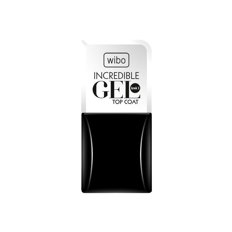 WIBO GEL POLISH INCREDIBLE TOP COAT TOP DO LAKIERU ŻELOWEGO