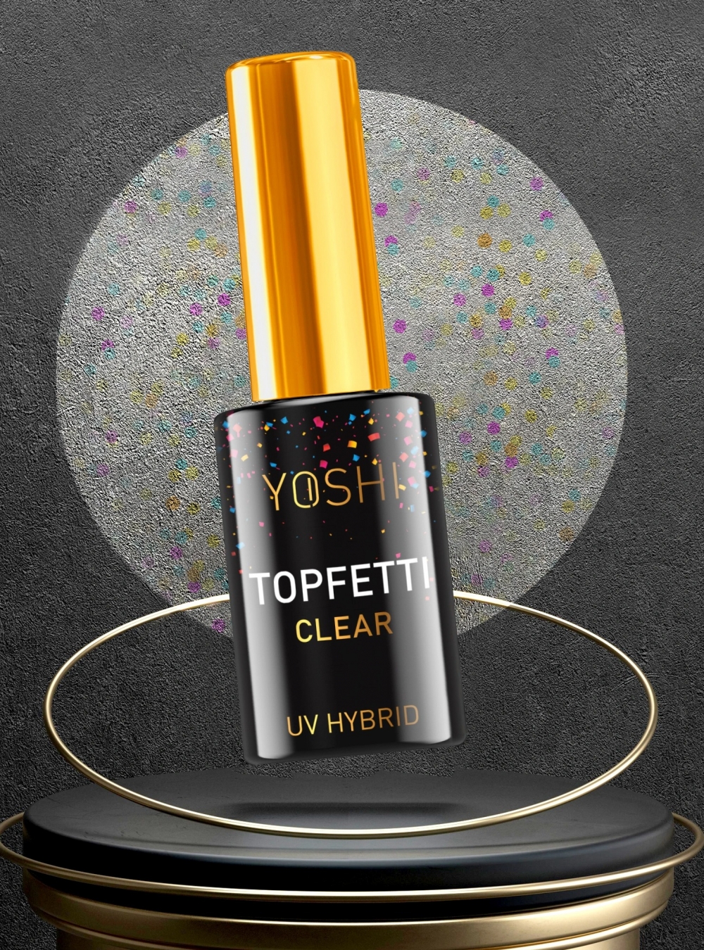 YOSHI HYBRID TOP TOPFETTI CLEAR 10 ML UV/LED