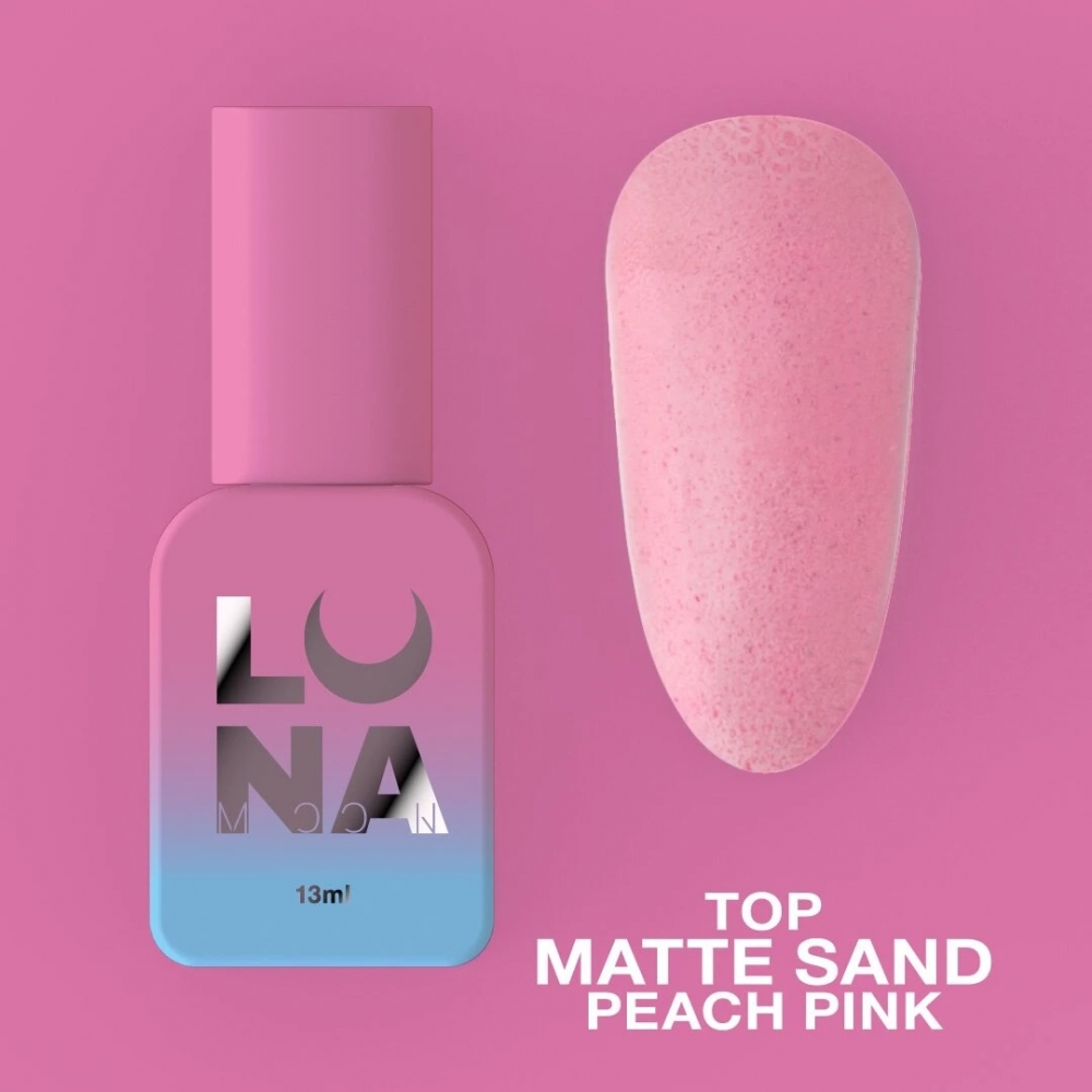 LUNAMOON TOP HYBRYDOWY MATOWY SAND PEACH PINK 13 ML