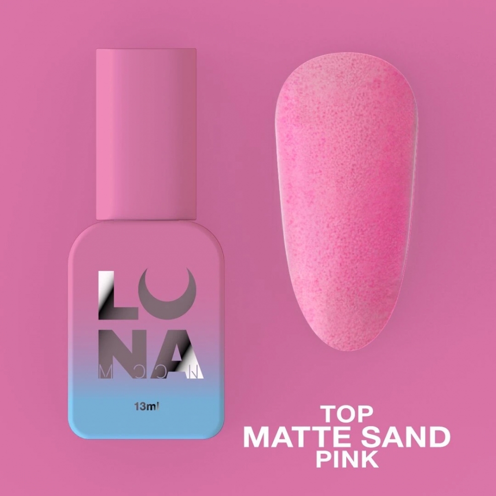 LUNAMOON TOP HYBRYDOWY MATOWY SAND  PINK 13 ML