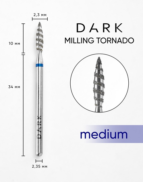 DARK BY RIOR FREZ TORNADO LEZKA 2,3x10 NIEBIESKI