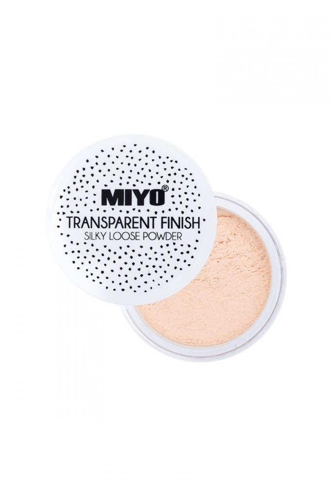 MIYO TRANSPARENT FINISH LOOSE POWDER TRANSPARENTNY SYPKI PUDER 