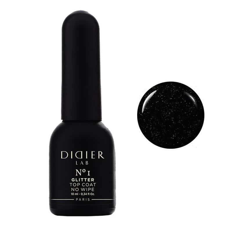 DIDIER LAB GLITTER TOP COAT NO WIPE NO 1 - 10ML