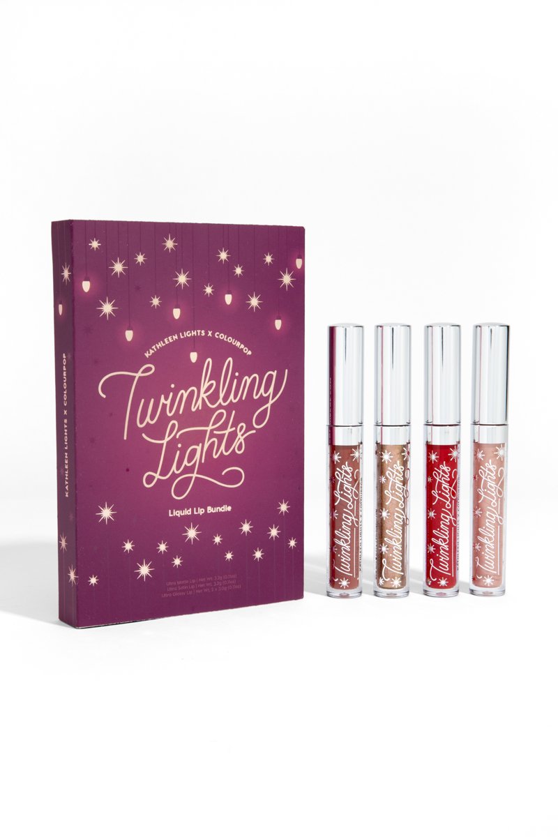 COLOURPOP TWINKLING LIGHTS LIPS ZESTAW PŁYNNYCH POMADEK DO UST