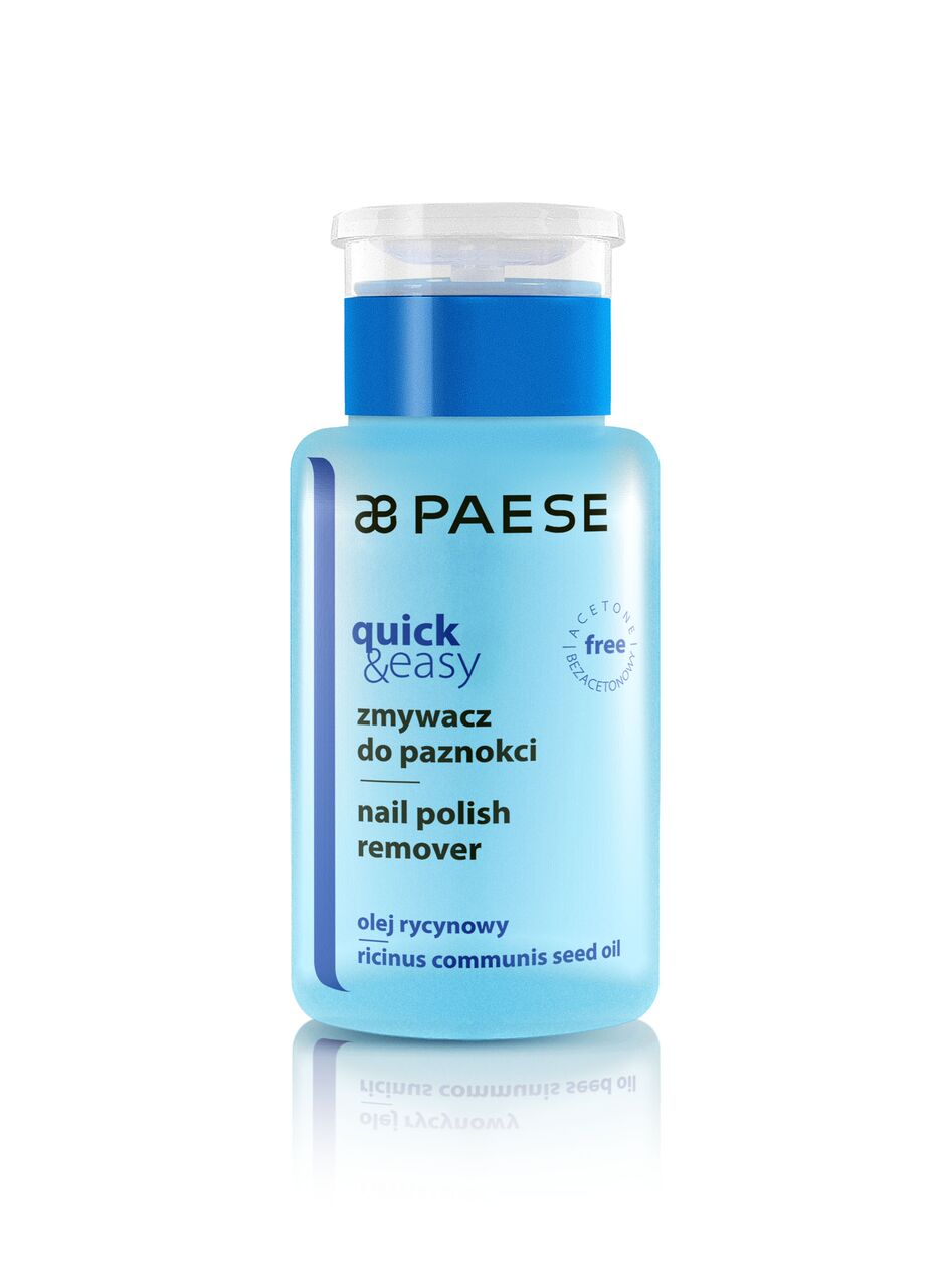 PAESE QUICK&EASY NAIL POLISH REMOVER ZMYWACZ DO PAZNOKCI