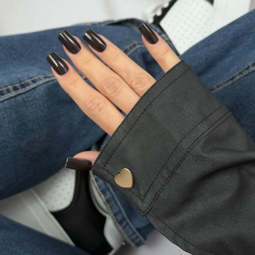 JULIA NESSA RĘKAW DO ZDJĘĆ SKÓRZANY VINTAGE CZARNY