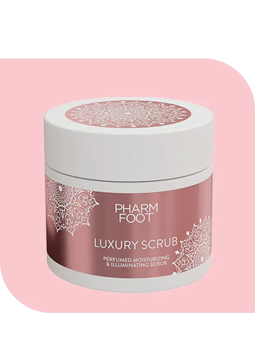 PHARM FOOT LUXURY SCRUB PERFUMOWANY PEELING NAWILŻAJĄCO ROZŚWIETLAJĄCY DO STÓP DŁONI I CIAŁA 200G