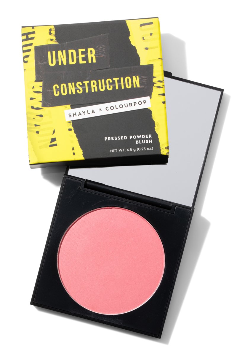 COLOURPOP & SHAYLA PRESSED POWDER BLUSH UNDER CONSTRUCTION RÓŻ