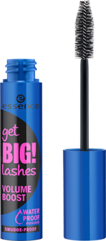 ESSENCE GET BIG! LASHES VOLUME BOOST WATERPROOF MASCARA POGRUBIAJĄCY WODOODPORNY TUSZ DO RZĘS