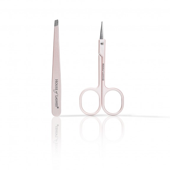 HOUSE OF LASHES AID TWEEZERS & SCISSORS SET ZESTAW PENSATA I NOŻYCZKI