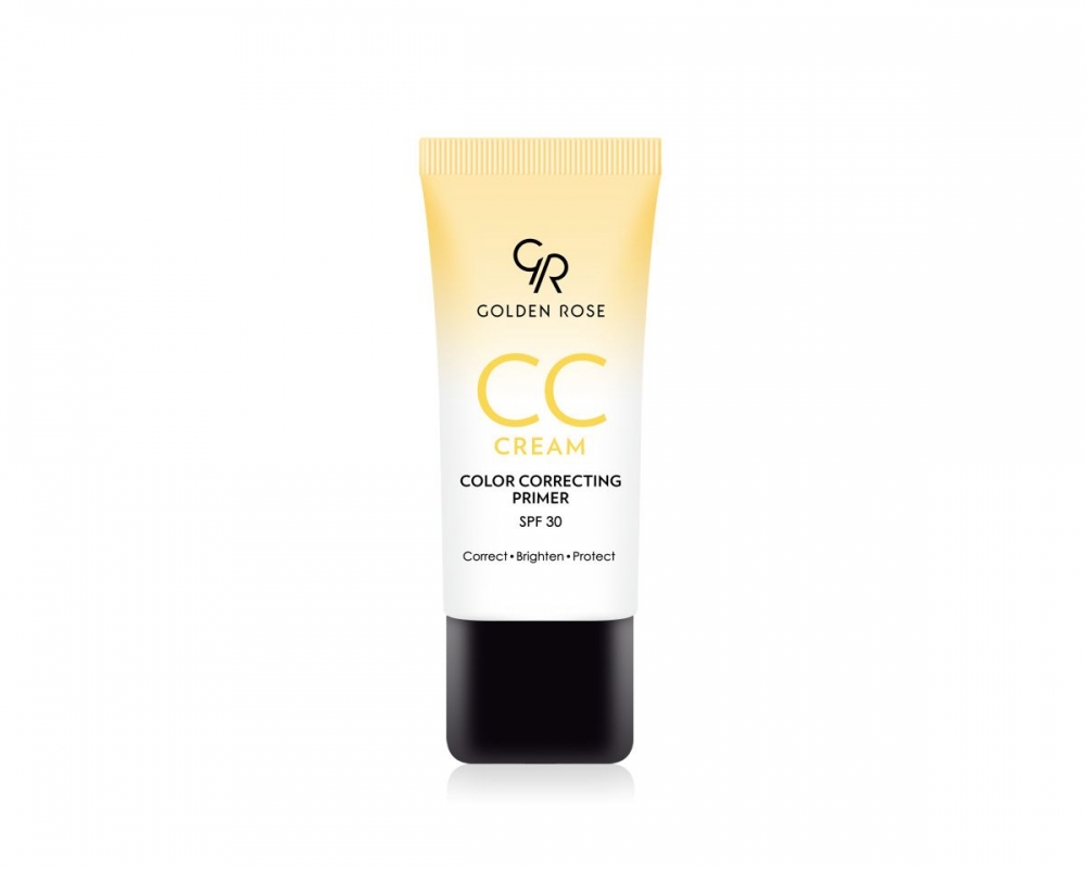 GOLDEN ROSE CREAM COLOR CORRECTING PRIMER YELLOW KORYGUJĄCY KREM CC - ŻÓŁTY