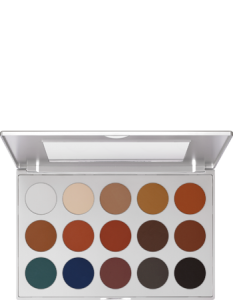 KRYOLAN EYE SHADOW PALETTE 15 COLORS TN1 PALETA 15 CIENI DO POWIEK