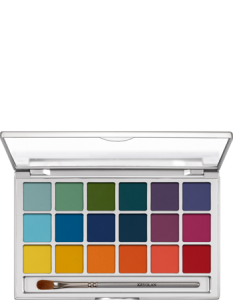 KRYOLAN EYE SHADOW VARIETY 18 COLORS V2 PALETA 18 CIENI DO POWIEK