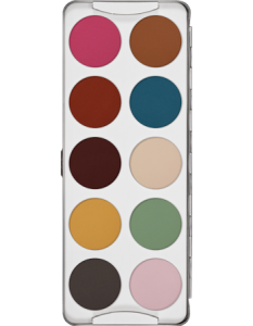 KRYOLAN EYE SHADOW PALETTE 10 COLORS CLASSIC PALETA 10 CIENI DO POWIEK