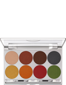 KRYOLAN VIVA BRILLIANT COLOR PALETTE 8 COLORS FR2 PALETA 8 CIENI DO POWIEK