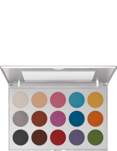 KRYOLAN VIVA BRILLIANT COLOR PALETTE 15 COLORS FR1 PALETA 15 CIENI DO POWIEK